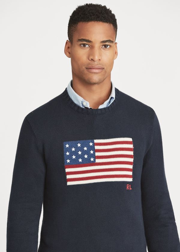 Suéter Polo Ralph Lauren The Iconic Flag Homem 74691-JDES